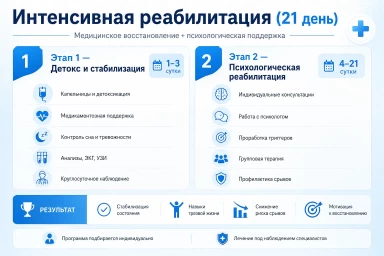 Реабилитация за 21 день в Североморске